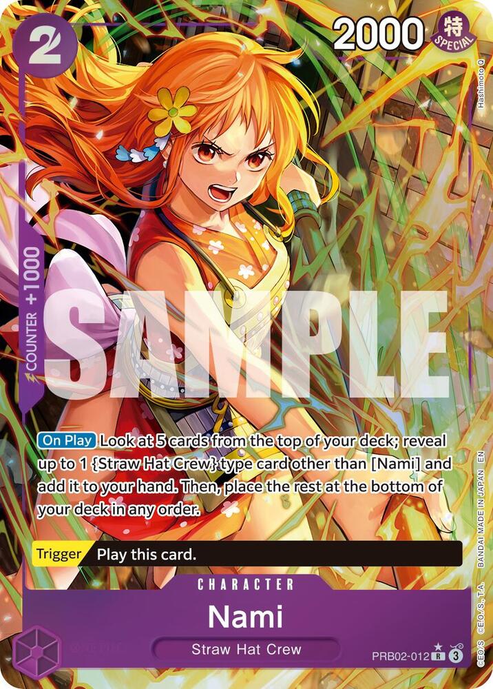 Nami Alternate Art PRB02-012 carta