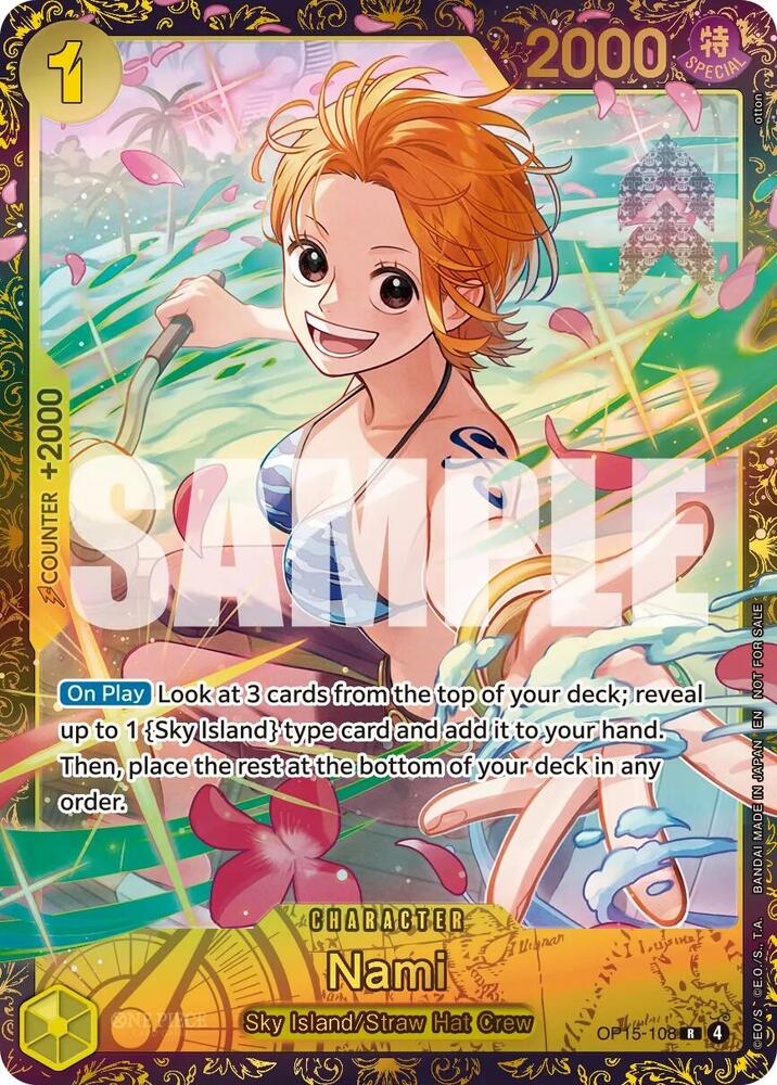 Nami CS26 27 Regionals Season 2 Top 64 OP15-108 card