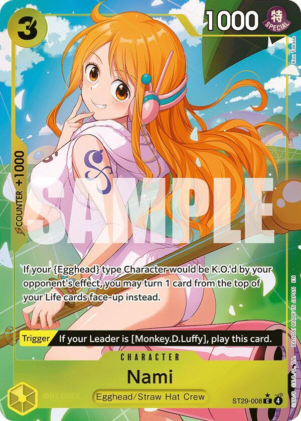 Nami Full Art ST29-008 carta
