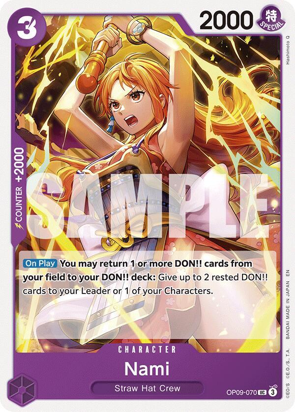Nami Reprint OP09-070 card