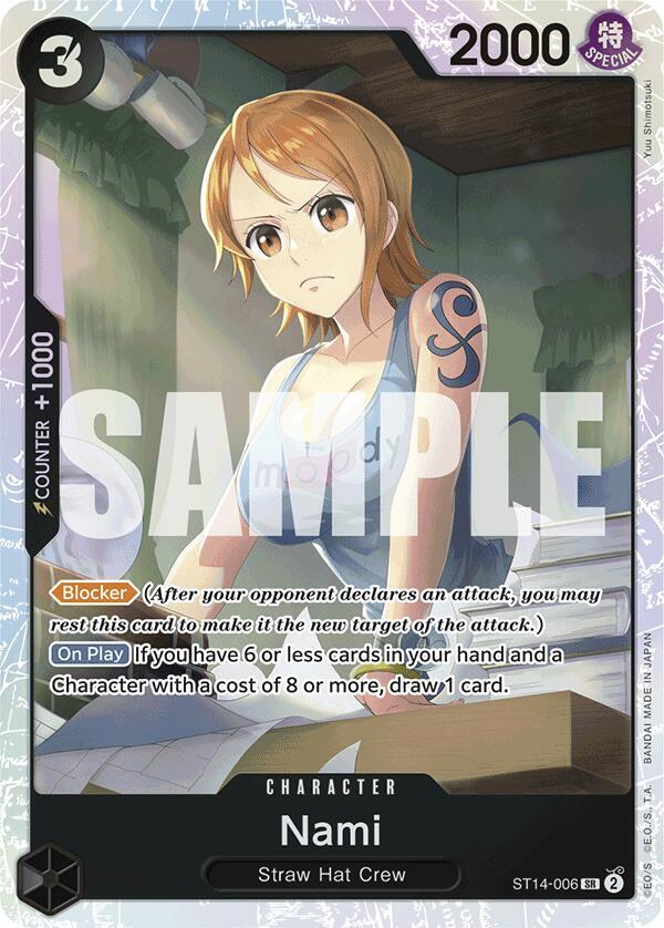Nami ST14-006 card