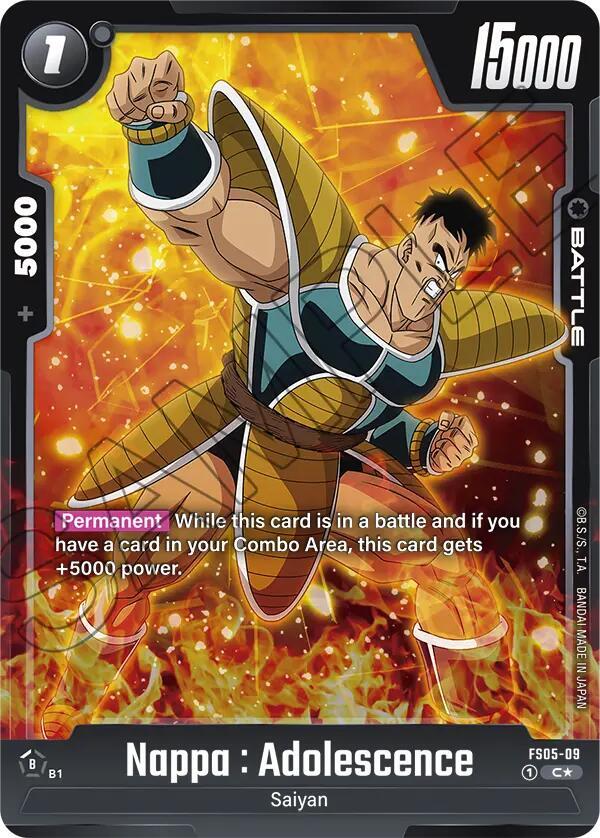 Nappa Adolescence Bonus Pack Alternate Art FS05-09 carta