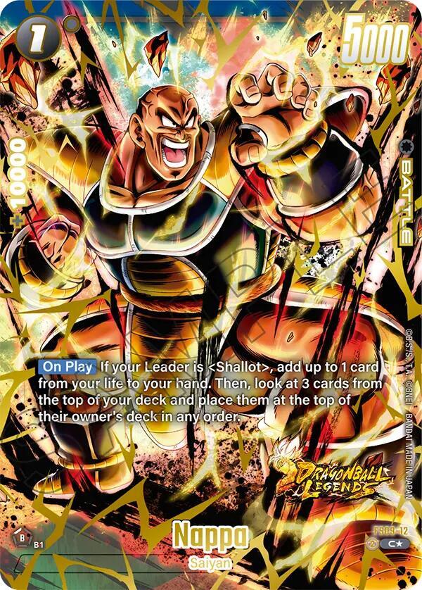 Nappa Bonus Pack Alternate Art FS09-12 card
