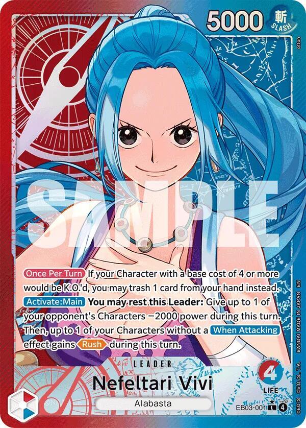 Nefeltari Vivi 001 Alternate Art EB03-001 carta