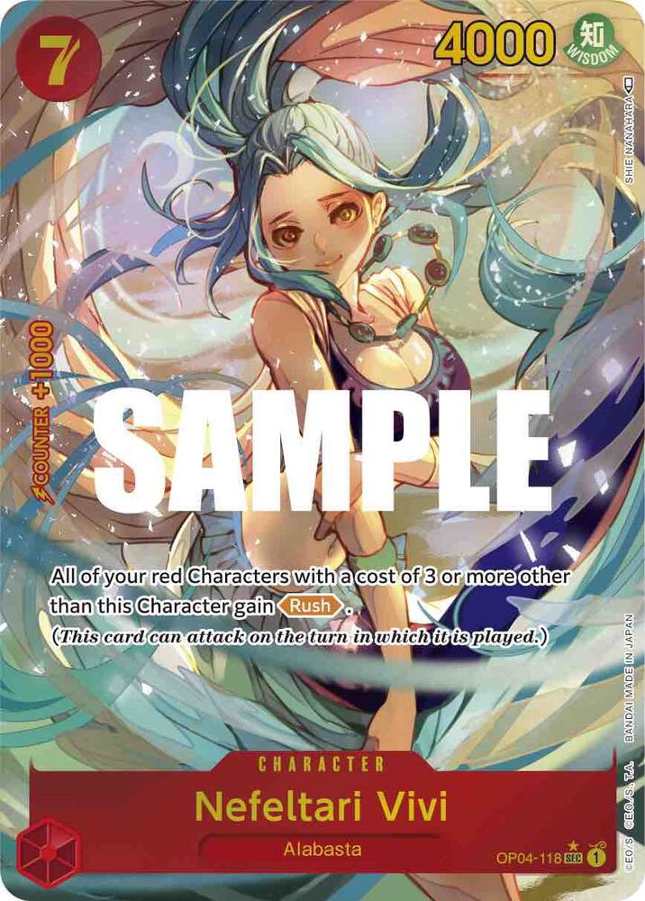 Nefeltari Vivi 118 Alternate Art OP04-118