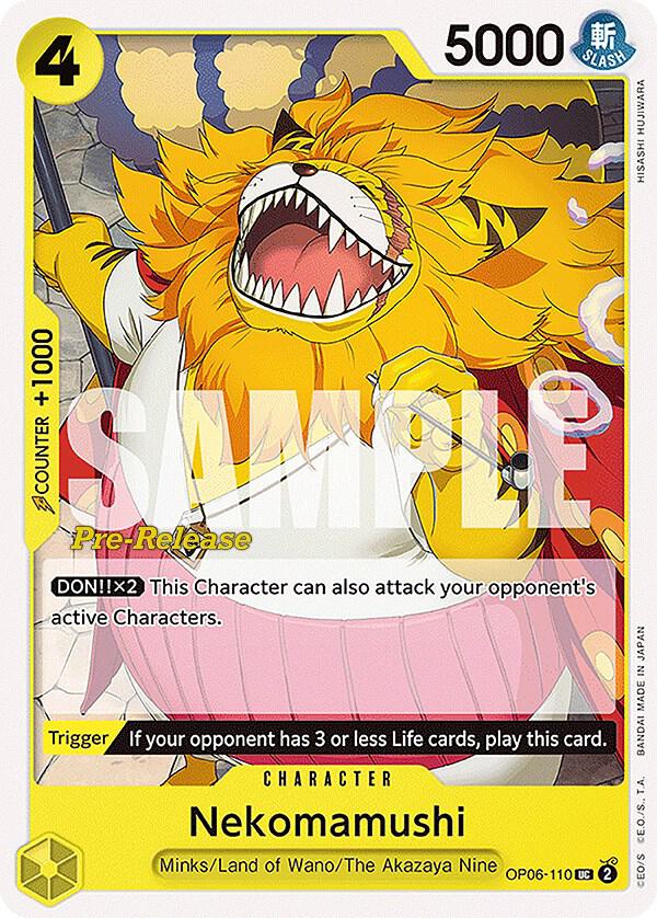 Nekomamushi OP06-110 carta