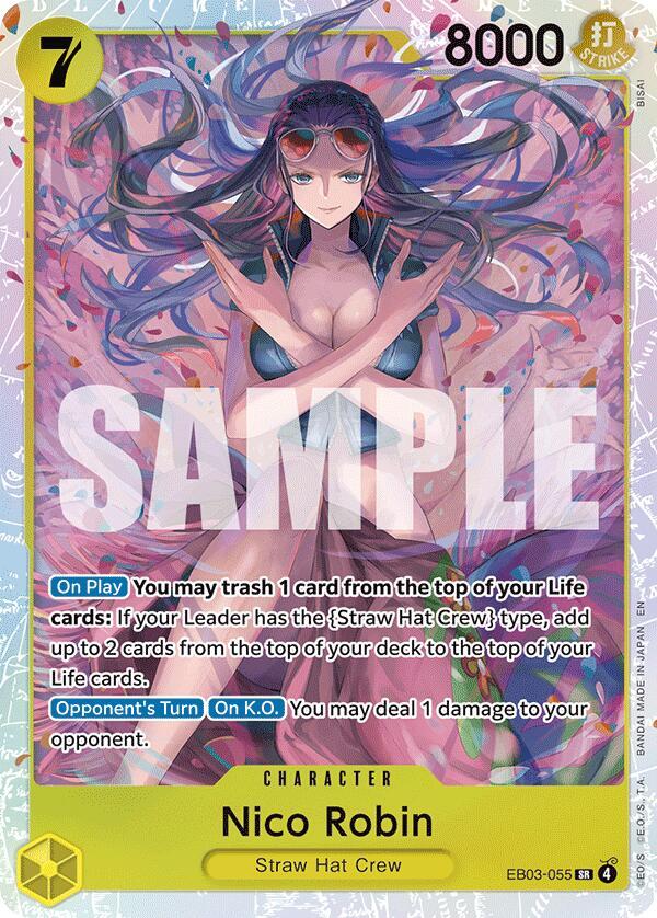 Nico Robin 055 EB03-055 card