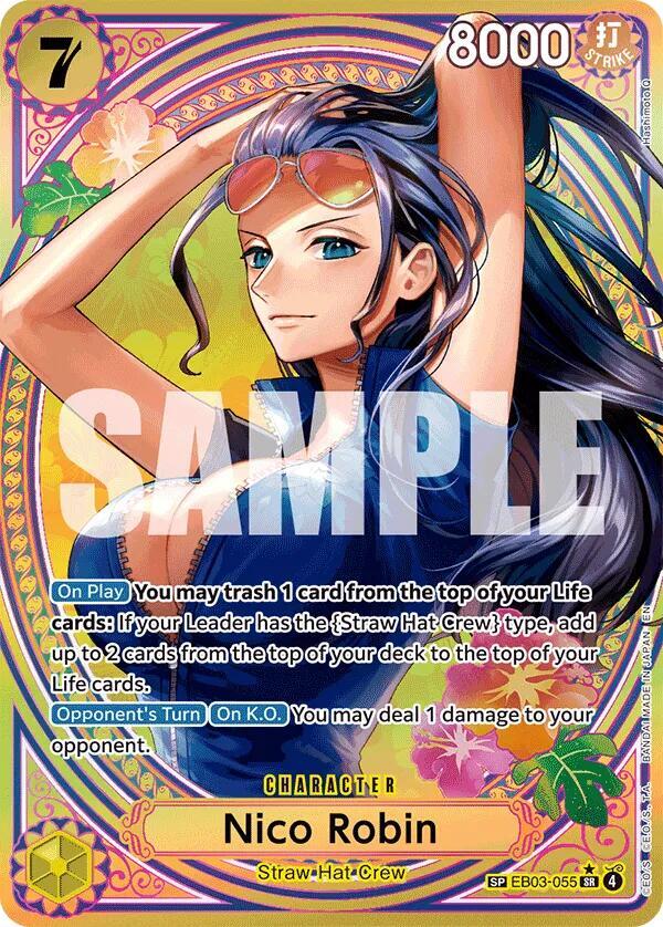 Nico Robin 055 SP EB03-055 carta