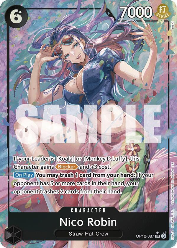 Nico Robin Alternate Art OP12-087 card