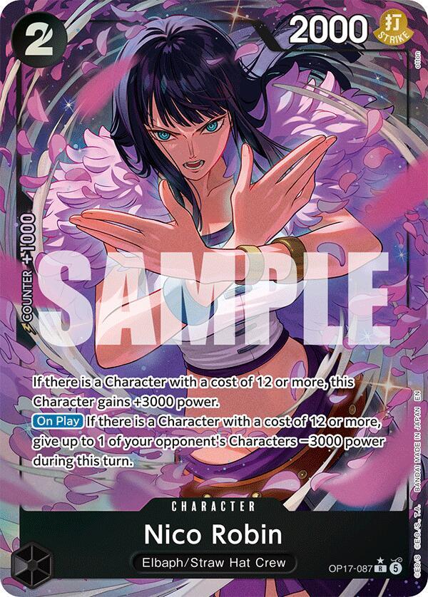 Nico Robin Alternate Art OP17-087 carta