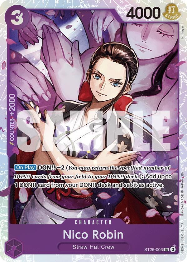 Nico Robin ST26-003 card