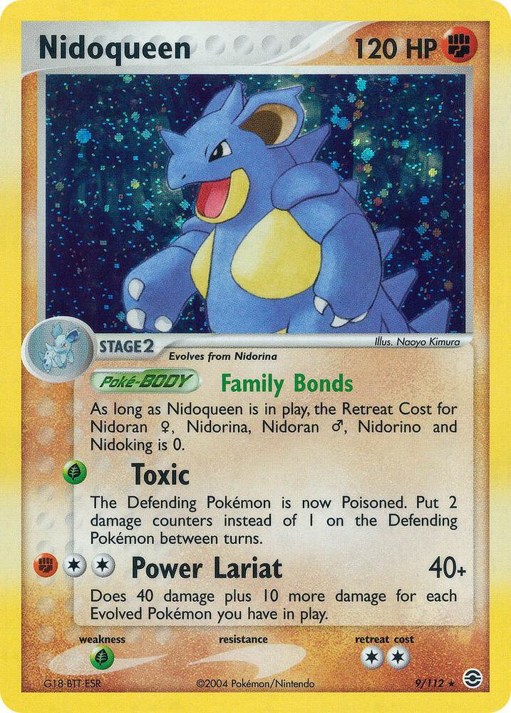 Nidoqueen 9/112 card