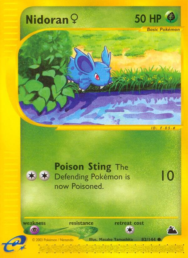 Nidoran F 82 082/144 card