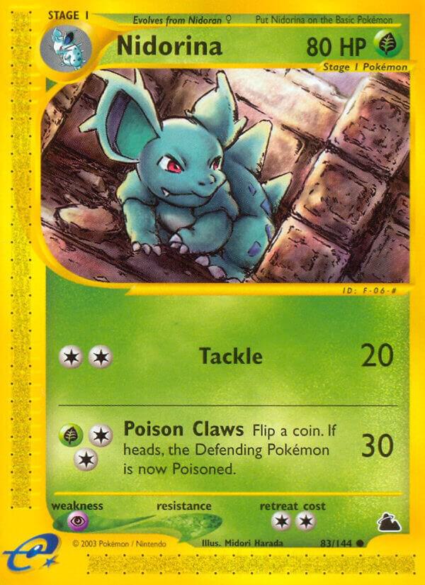 Nidorina 083/144 card