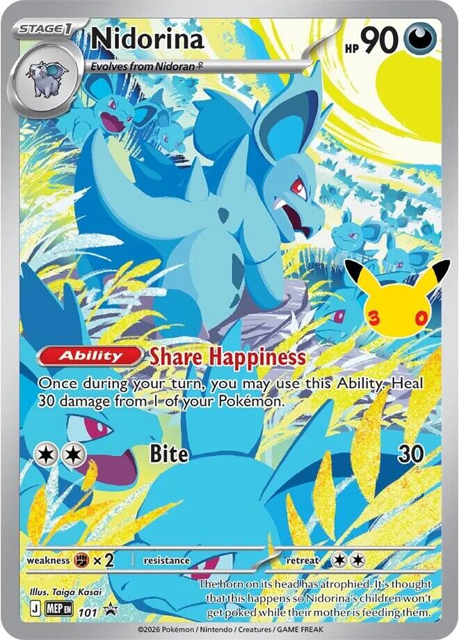 Nidorina 101 (30th Celebration) 101
