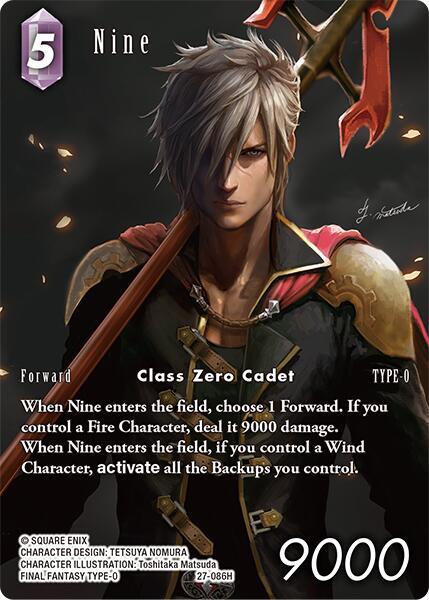 Nine Full Art 27-086H card