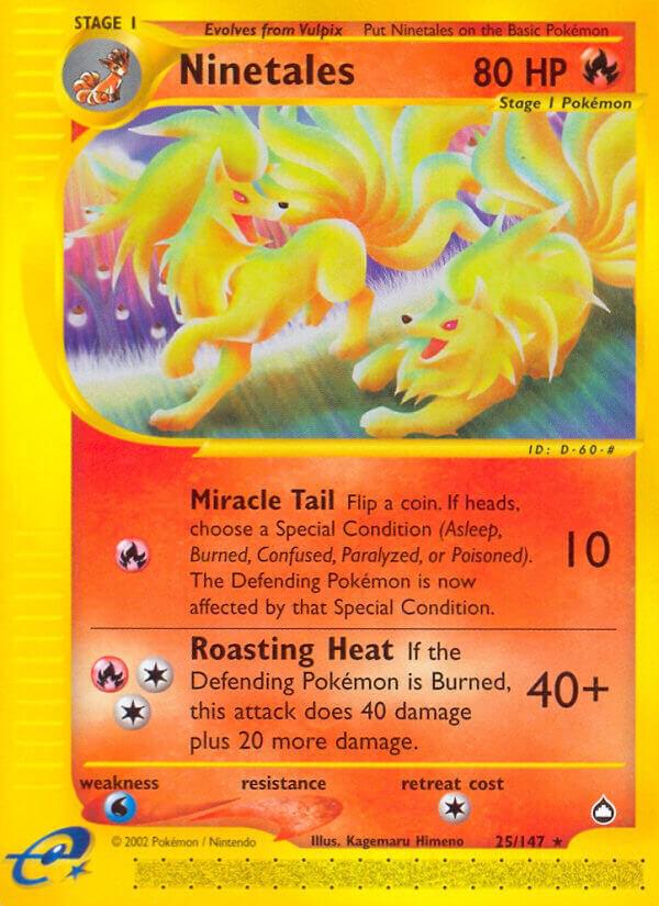 Ninetales 025/147 card