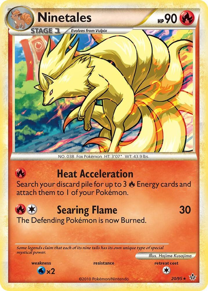 Ninetales 20/95 card