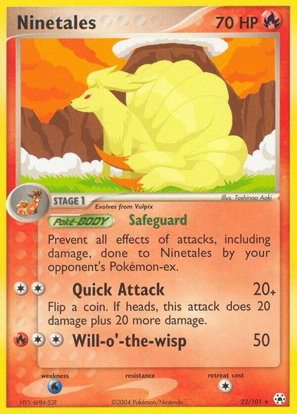 Ninetales 22/101 card