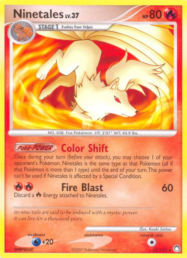 Ninetales 32/123 card