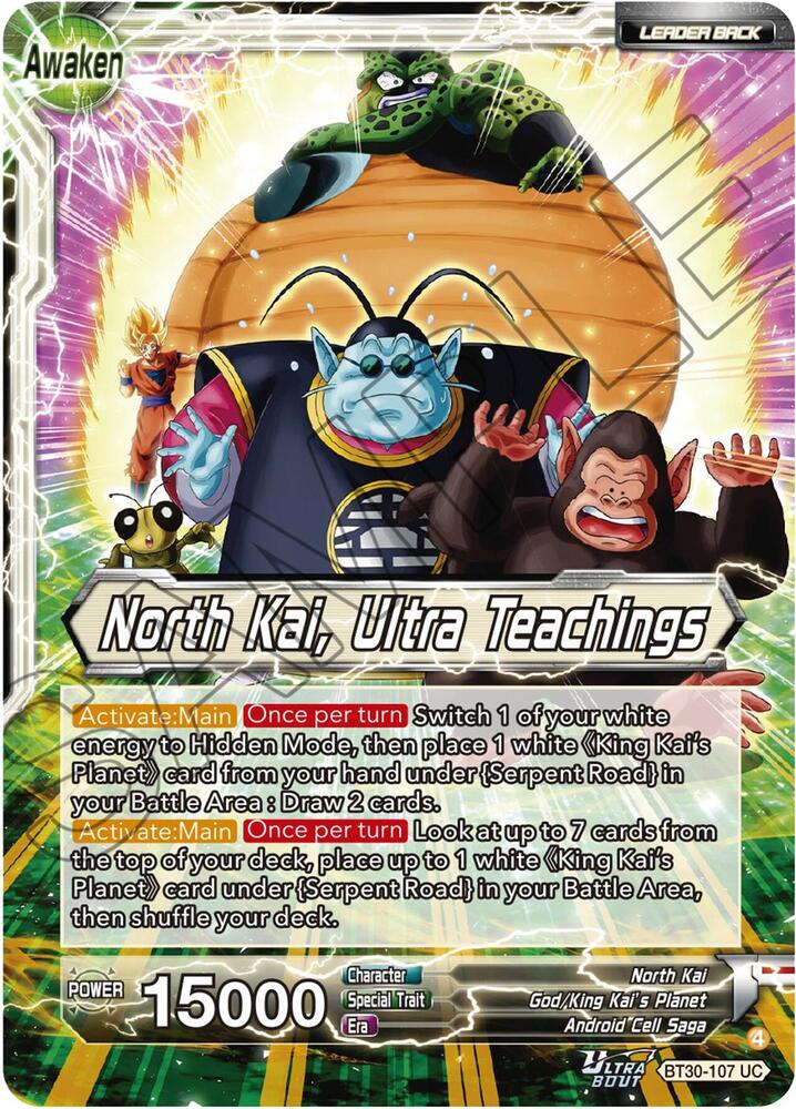 North Kai North Kai Ultra Teachings SLR BT30-107 carta