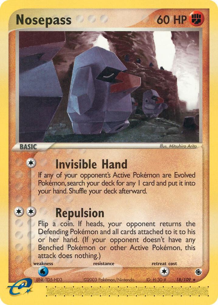 Nosepass 18/109 card
