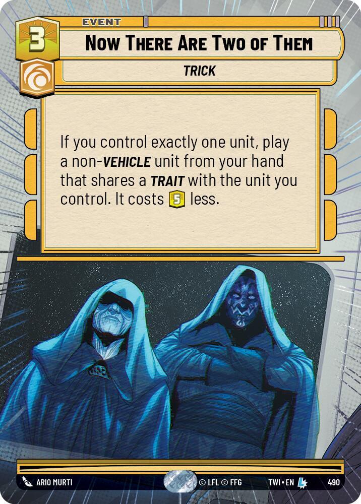 Now There Are Two of Them Hyperspace 490 card