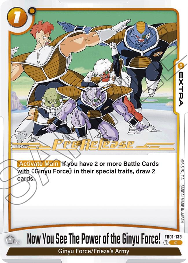 Now You See The Power of the Ginyu Force FB01-138