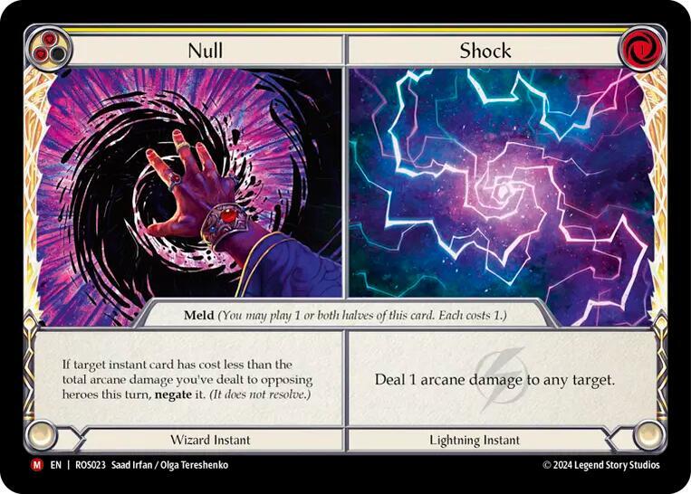 Null Shock ROS023 card