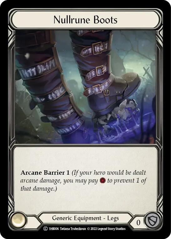 Nullrune Boots 1HB006 carta