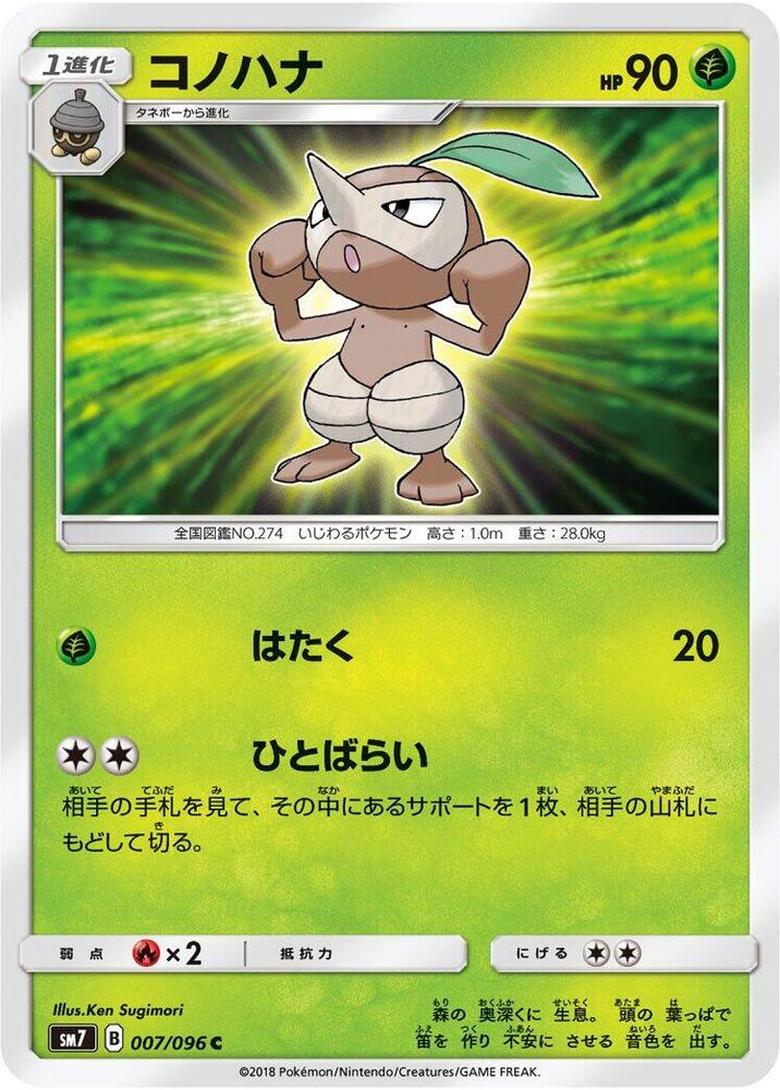 Nuzleaf 007/096 carta
