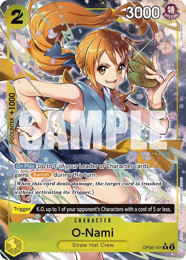 O Nami Alternate Art OP06-101