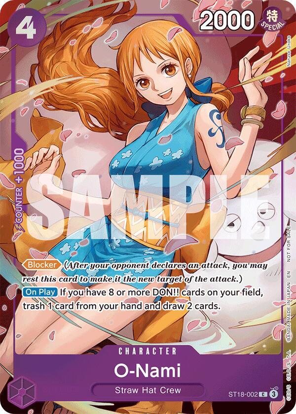 O Nami ST18 002 Dash Pack carta