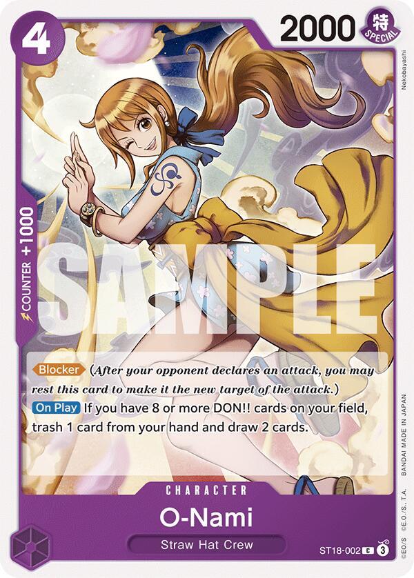O Nami ST18-002 carta