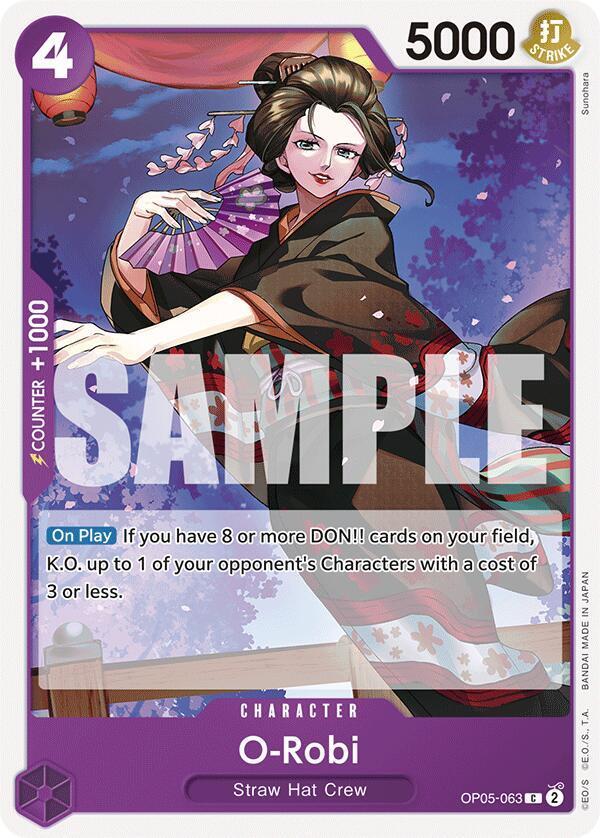 O Robi OP05-063 card