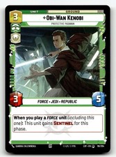 Obi Wan Kenobi Protective Padawan 096/264 card