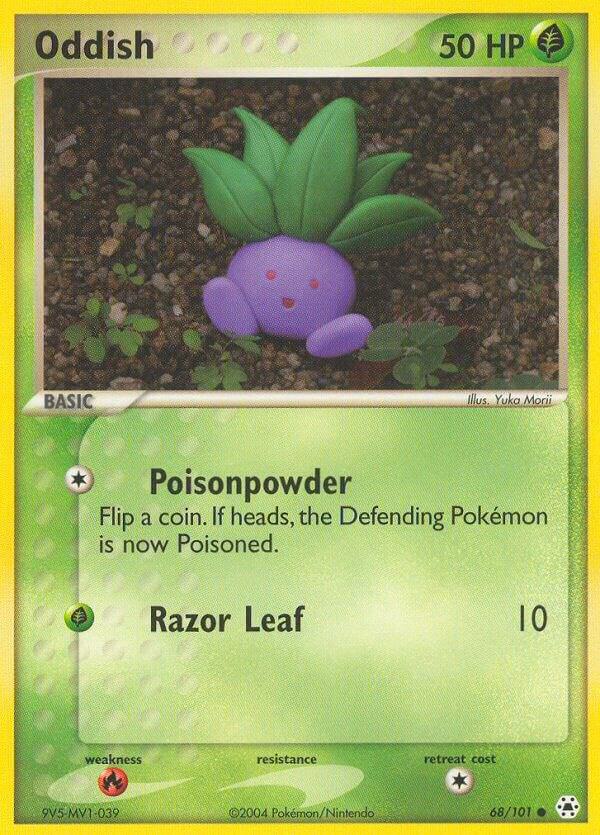Oddish 68/101 card