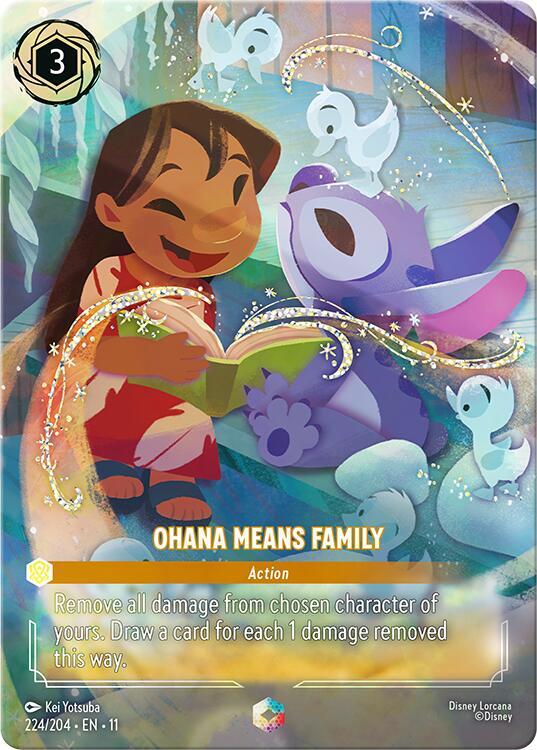 Ohana Means Family Enchanted 224/204 carta