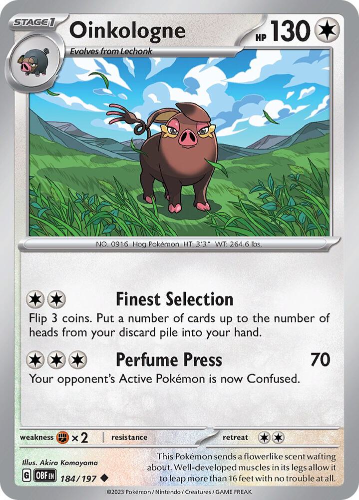 Oinkologne card