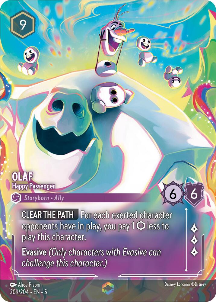 Olaf Happy Passenger Enchanted 209/204 carta