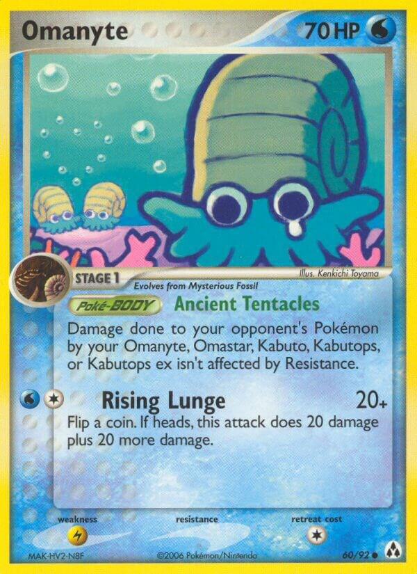 Omanyte 60/92 card