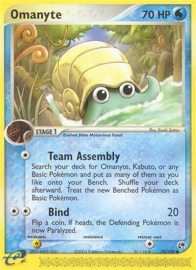 Omanyte 70/100 card