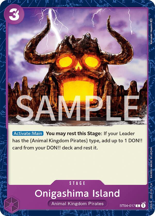 Onigashima Island ST04-017 carta