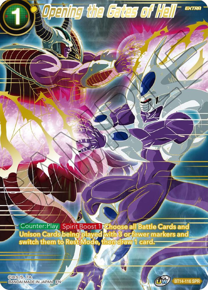 Opening the Gates of Hell SPR BT14-116 card