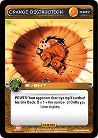 Orange Destruction S107 carta