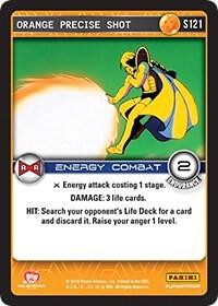 Orange Precise Shot S121 card