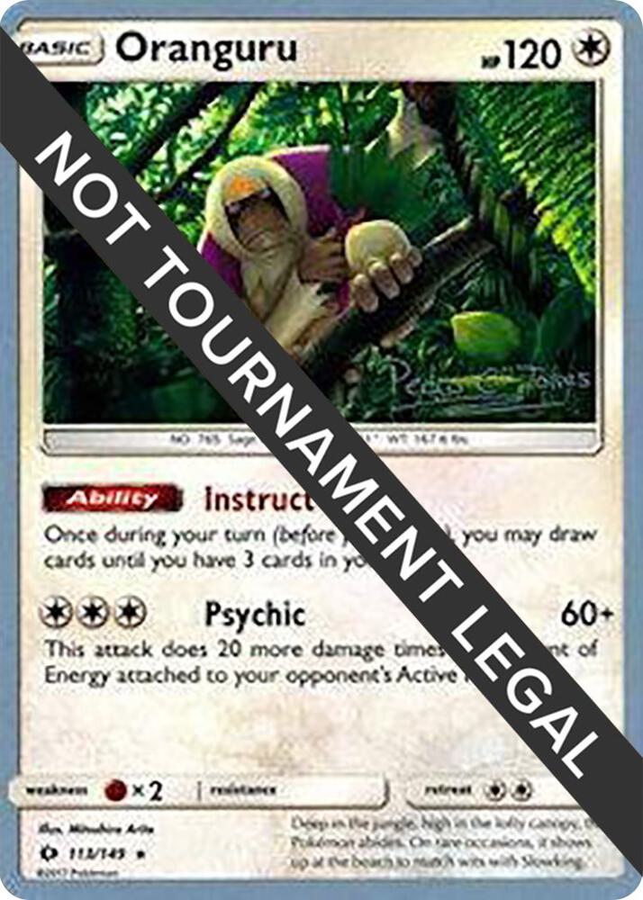 Oranguru 2018 Pedro Eugenio Torres 113/149 card