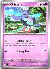 Oricorio 065/159 card