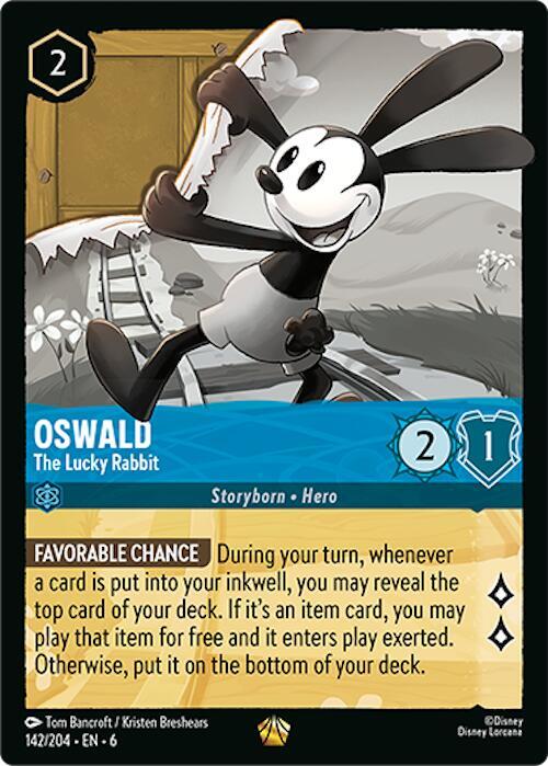 Oswald The Lucky Rabbit 142/204 carta