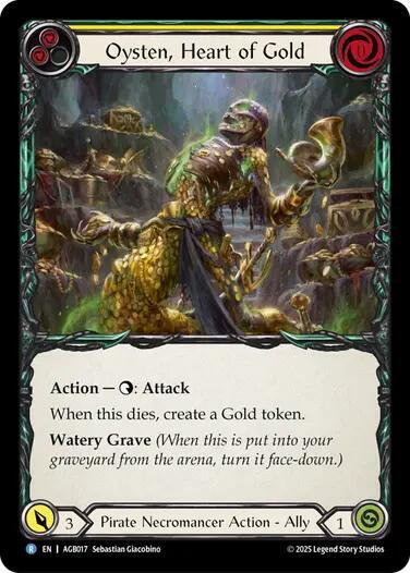 Oysten Heart of Gold AGB017 card